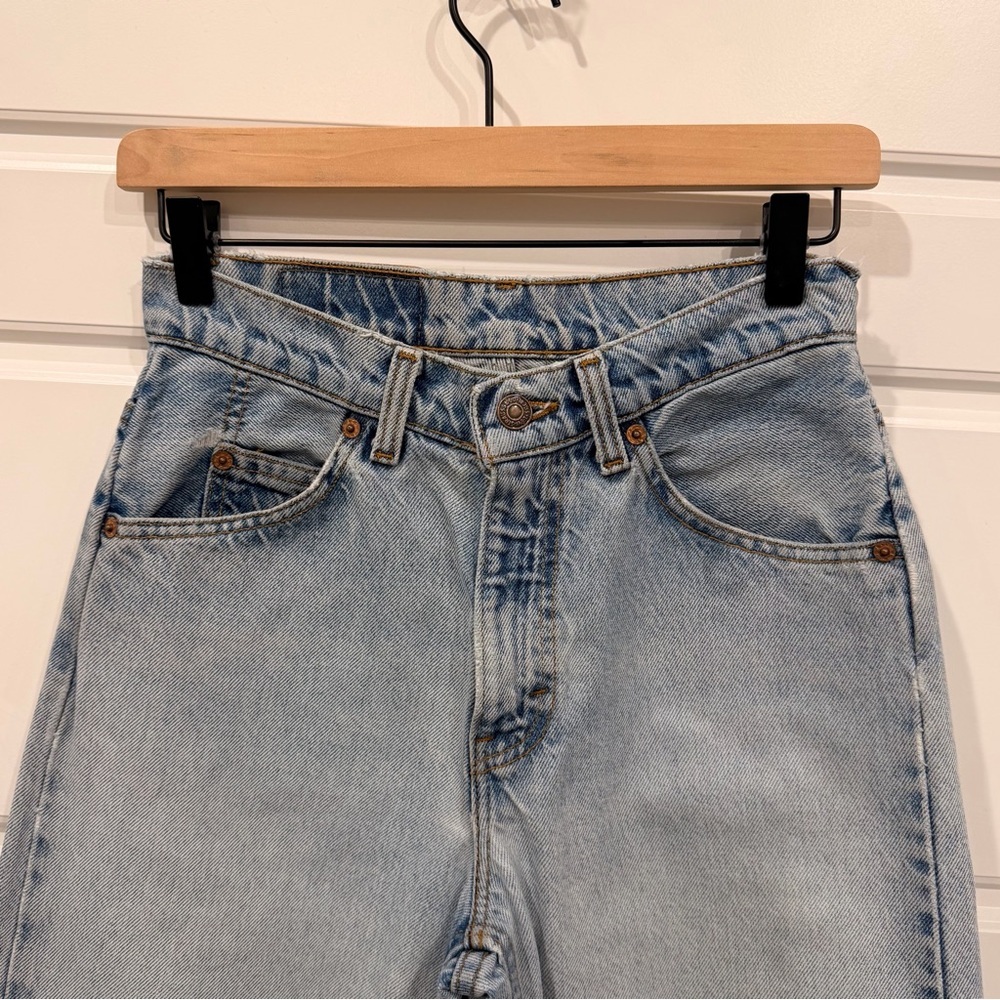 Vintage Levi’s 1996 Orange Tab High Waisted Jeans 32 USA Relaxed Tapered - Picture 2 of 8
